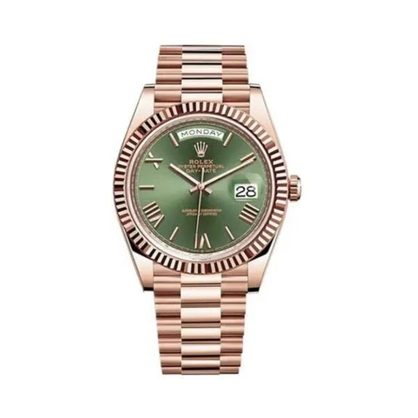 ROLE_X Day Date Olive Green Dial 40mm