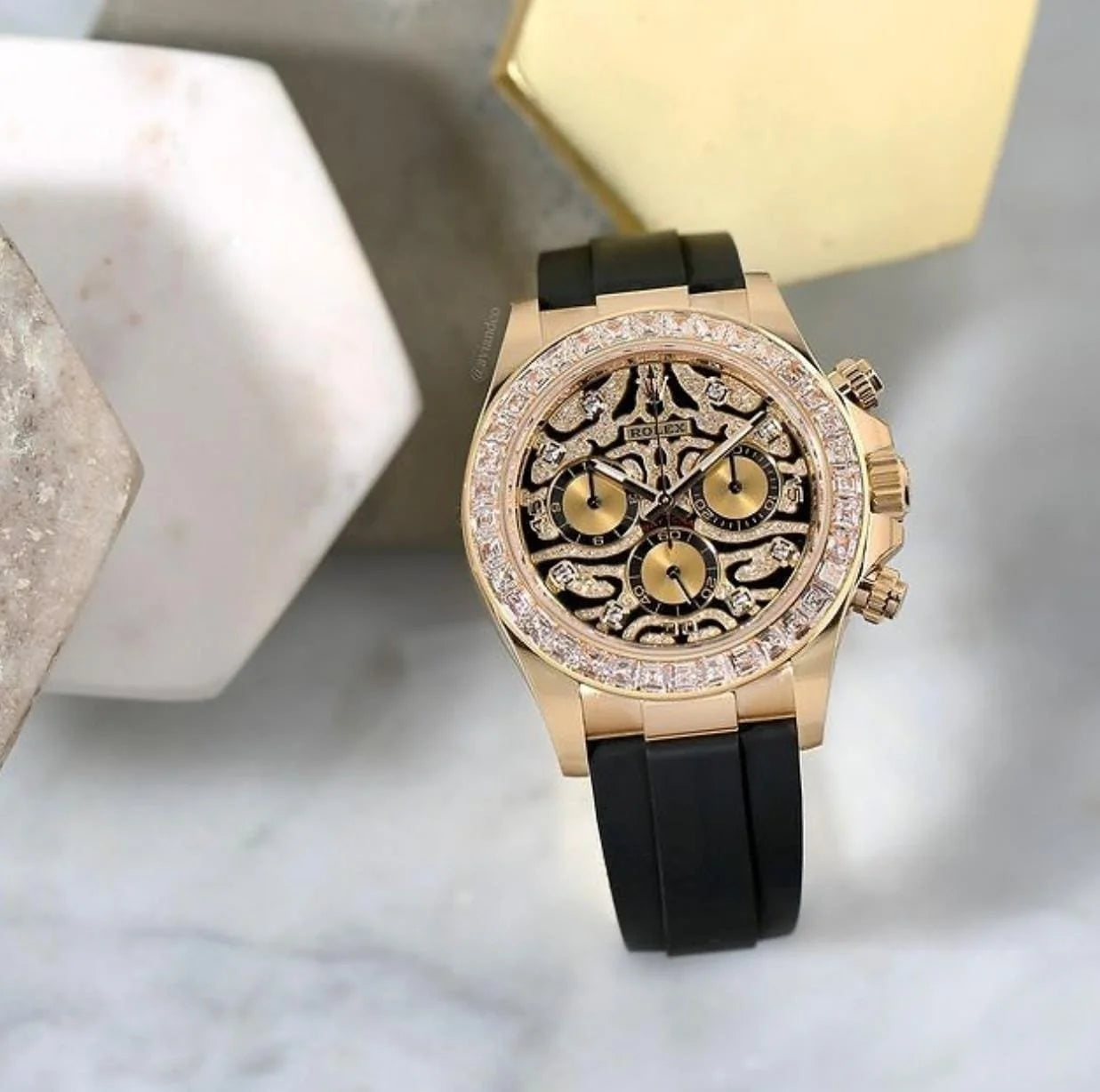 Role_x Daytona ‘Eye of the Tiger’ Yellow Gold Premium Watch