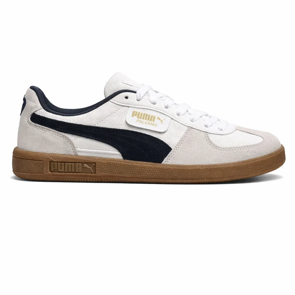 Pum_a Palermo Leather White Black 992 TOP BATCH UA