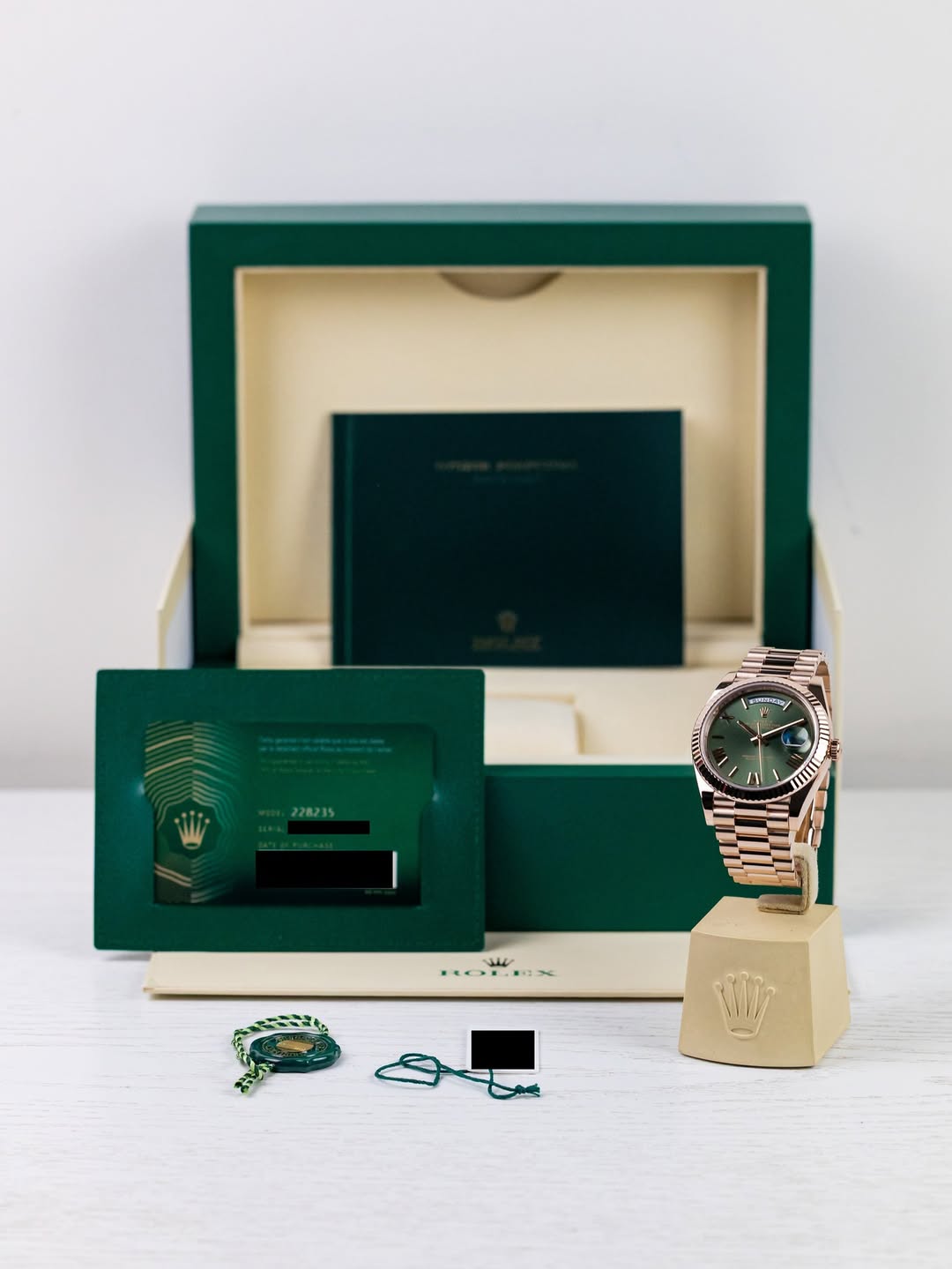 ROLE_X Day Date Olive Green Dial 40mm