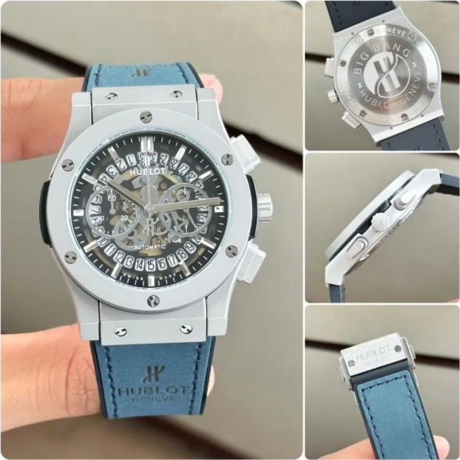 Hubl_ot Big Bang Calendar Watch Blue.