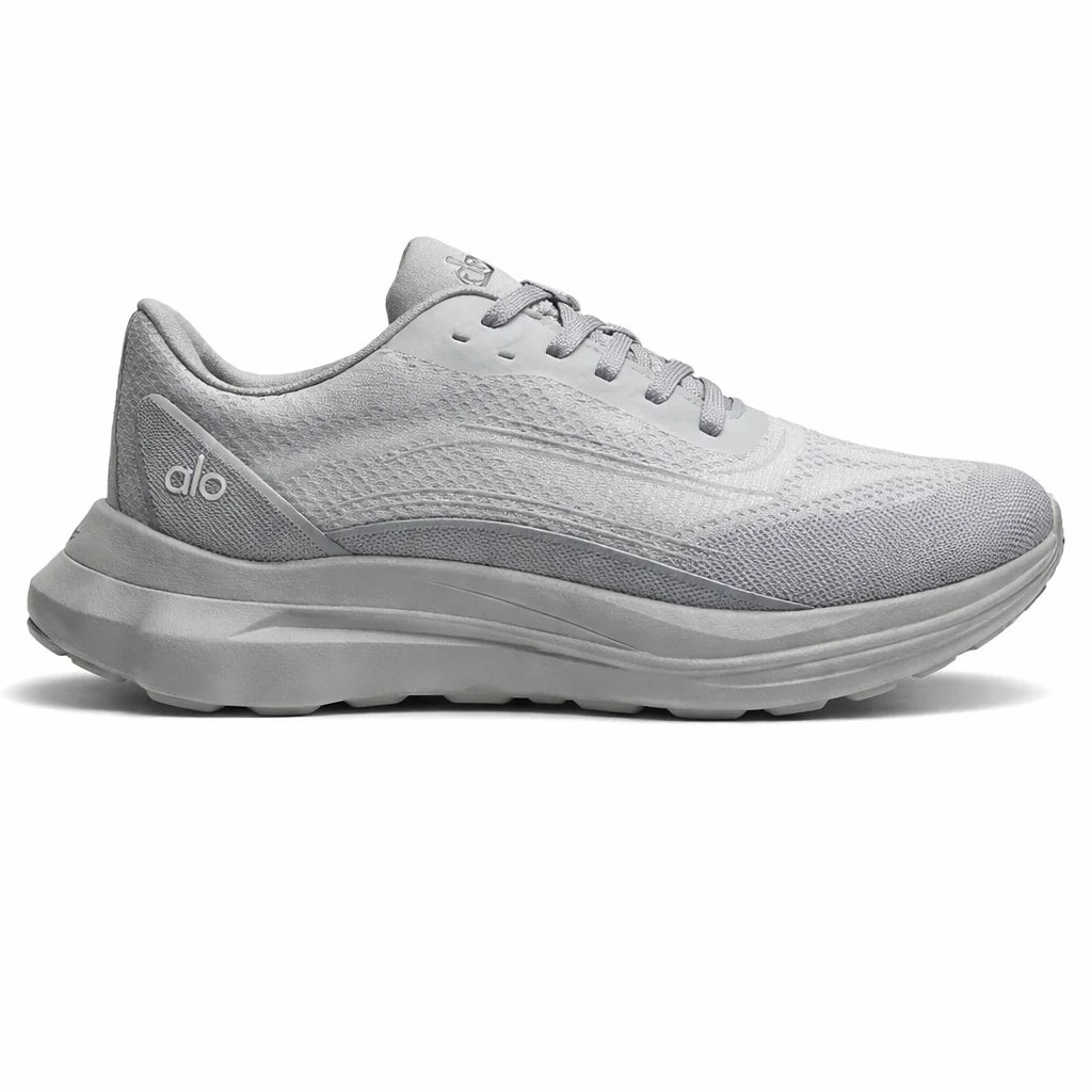 A_lo Yoga Alo Runner unisex shoe in grey mesh TOP BATCH UA