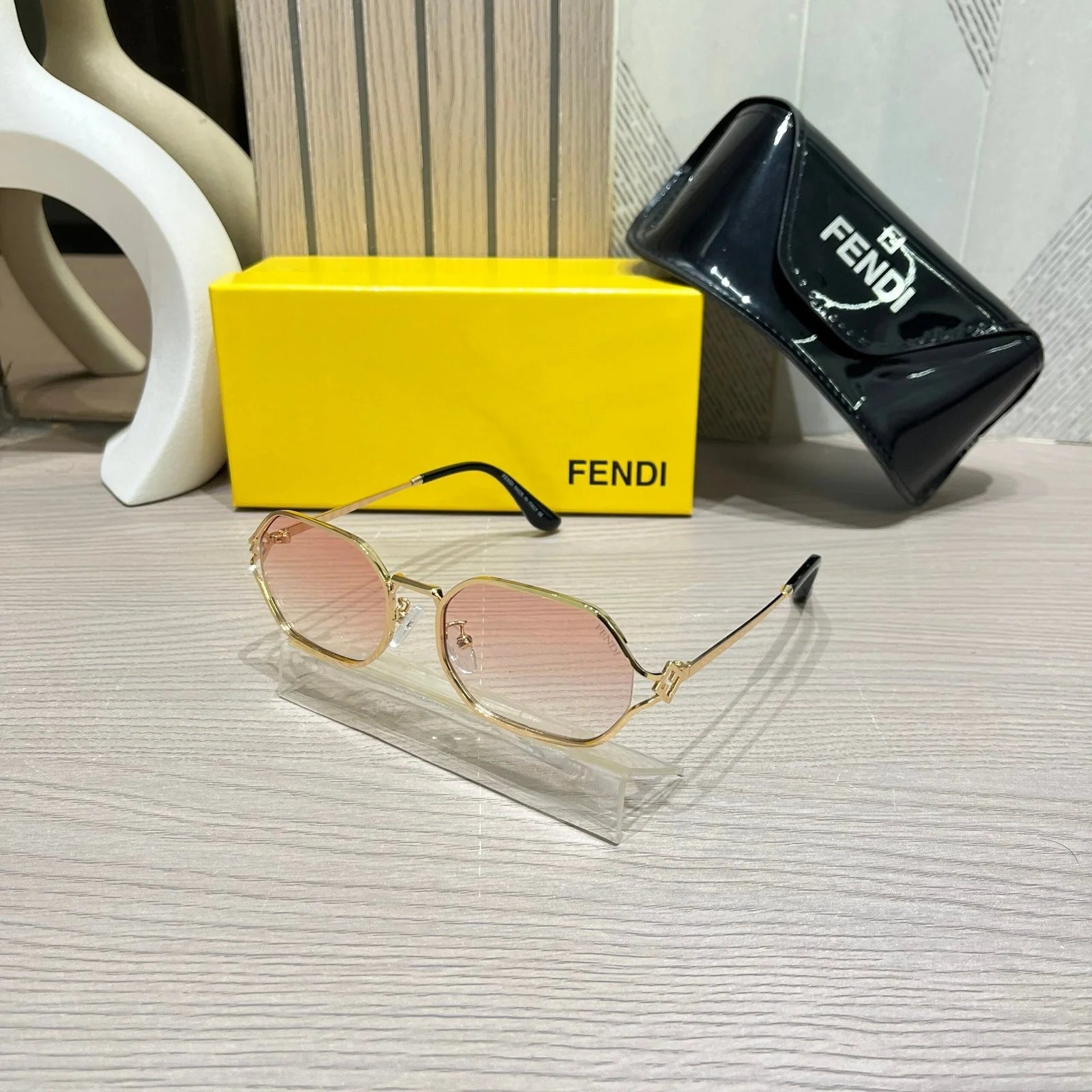 Fe_ndi pink & gold premium Sunglasses’s